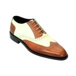 2 Tone Leather Wingtip Oxford