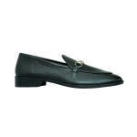 Black Grain Leather Horsebit Loafer - Image 4