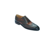 Brown Leather wingtip shoe